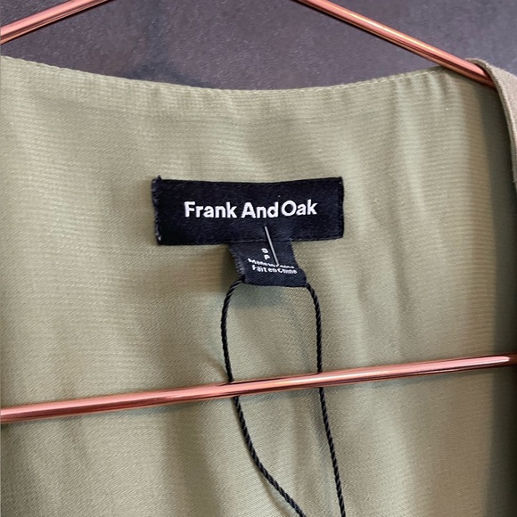 Frank and Oak Green Wrap Dress - Picture 3 of 3